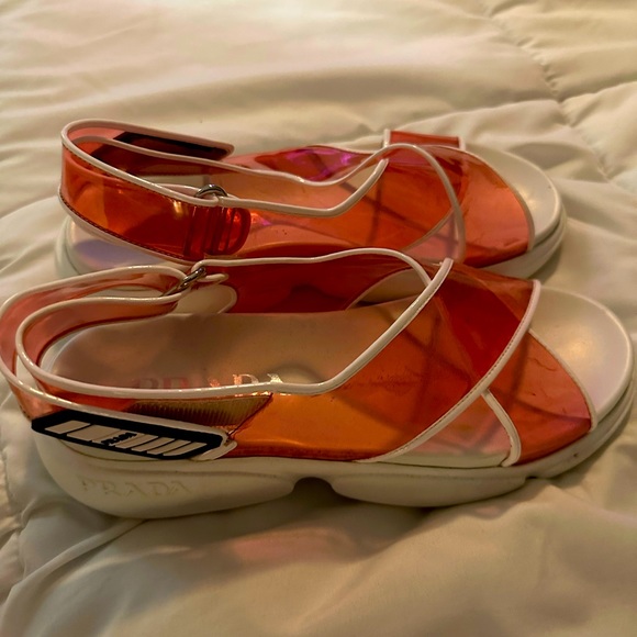 Prada used sandals small size like 35EU or 5US - Picture 1 of 2